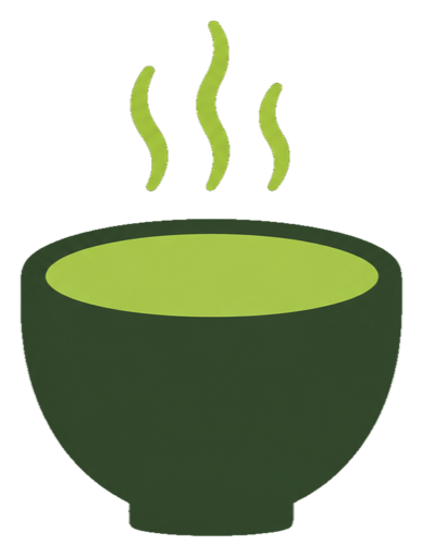 Whisk — a steaming matcha bowl